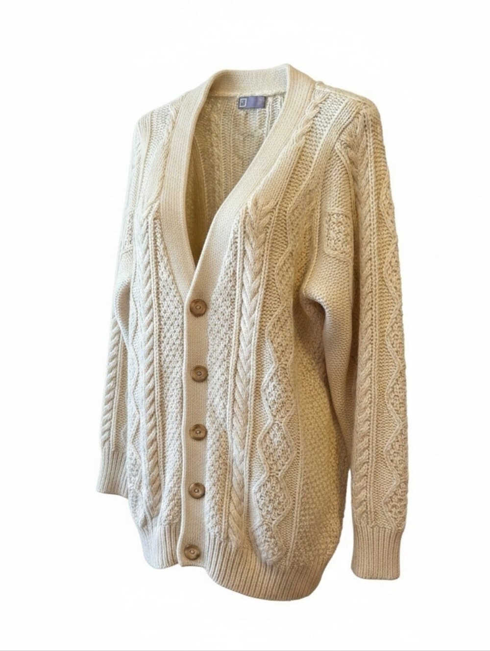 Jcpenny  Cable Knit Button-Front Cardigan Sweater